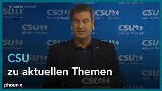 CSU-Chef Markus S&ouml;der zu aktuellen Themen am 20.06.22