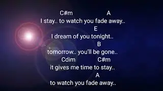 Saybia - The Second You Sleep...Chord  gitar+karaoke