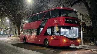 Full Route Visual | London bus 94: Piccadilly Circus - Acton Green | BCE47025