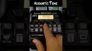 ZOOM G1X FOUR ACOUSTIC GUITAR TONE ... #sankalan #zoomg1xfour #acousticguitar