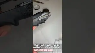 How to Make Keratin Bond Hair Extensions | COOVIP HAIR Factory Process