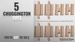 Top 10 Chuggington Toys [2018]: Orbrium Toys Male-Male Female-Female Wooden Train Track Adapters
