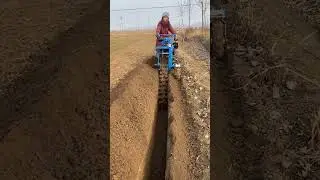 Let the machine do the heavy lifting #WorkSmarter #MachinePower #FieldWork #Excavation #Digging#Farm