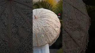 Zehra Bridal Entry Umbrella #fashion #pataaree #wedding #bridalentry #umbrella
