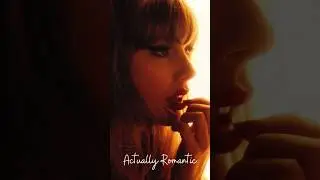 Actually Romantic Verse 1 Edit #taylorswift #newmusic #tloas #taylorsversion