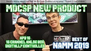 MCDSP NEW PRODUCT: APB 16 Channels in 1 box: Analog Processing Digitally Controlled