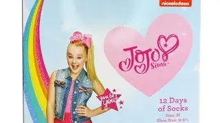 JoJo Siwa 12 Days of Socks Advent Calander Unboxing Review