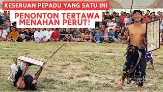 PERESEAN LUCU PENONTON PUN TERTAWA TERBAHA BAHAK Peresean Desa Labuapi Lombok Barat