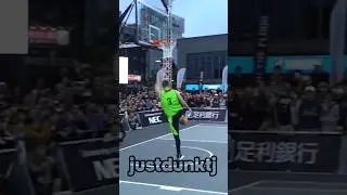 BEHIND THE BACK DRIBBLE WIN DUNK by smoove #fiba3x3 #smoove #dunk #dunkcontest