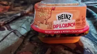 HOWDY FOOD REVIEWS HEINZ DIP & CRUNCH SECRET SAUCE & POTATO CRUNCHERS ON MY BURGER