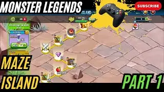 Monster Legends | Maze Island | Part 1  | Gameplay walkthrough | Video Part 214