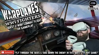 QUEST 2 COMBAT FLIGHT SIMULATOR // Warplanes WW1 Fighters VR // Oculus Quest 2 Dogfight Gameplay