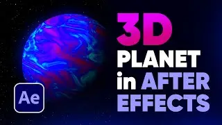 3D Planet in After Effects | Tutorial | Urdu / hindi