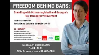 Freedom Behind Bars: Standing with Mzia Amaglobeli and Georgia&rsquo;s Pro-Democracy Movement