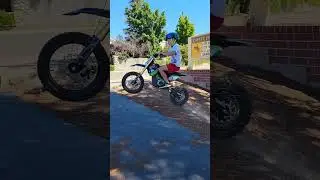 My son loves his new 1000w Mototec Electric Dirtbike!