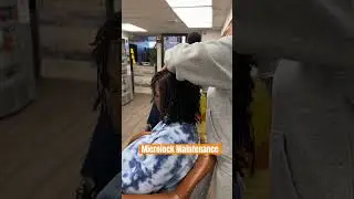 Microlock maintenance 🤩#phillylocs #locs