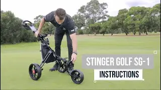 Stinger Golf SG-1 Push Buggy | Instructional Video