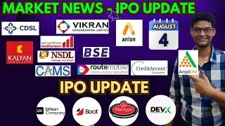 Urban Company IPO | Amanta Healthcare IPO | Vikran Engineering Share | Market Update | Boat IPO