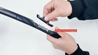 Install instruction for B3 adapter of  NH 0805  Multifunctional wiper blade