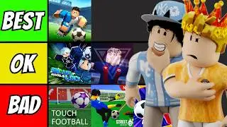 Ranking the BEST and WORST Roblox Soccer Games! ft. Kirzo