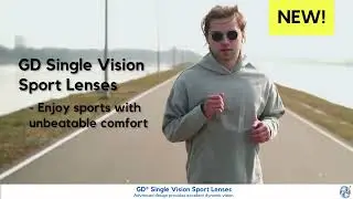 Improve your vision 👀✨ and play sports comfortably 🏃 with GD Single Vision Sport lens!