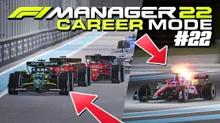 SEASON FINALE 🚨 VETTEL LEADS 🚨 ENGINE FIRE 🔥 F1 MANAGER 22 CAREER MODE Part 22