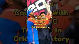 Countries With Most Trophies in cricket😱 #cricket #shorts #icc #viral