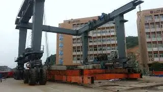 400t轮胎式起重机工厂载荷试验 400t Travel Lift Factory Load Test
