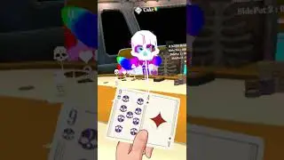 Just gotta wait for the right moment... 🫷 #DeathGameHotel #steamvr #vrgames #gaming #poker #gamble