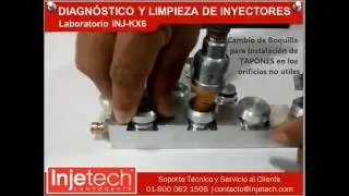 Diagnostico y Servicio a Inyectores Injetech INJ-KX6, 1 de 3