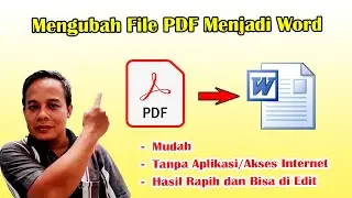 Cara Mengubah File PDF Menjadi File Word