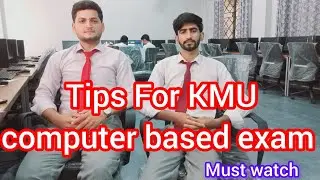 How to attempt KMU computer based exam