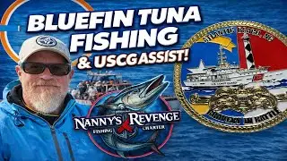 Bluefin Tuna Hunt Turns Into a U S  Coast Guard Mission We Earned a Challenge Coin #uscg #fishing