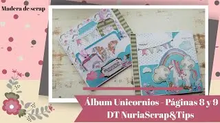Album Unicornios (P&aacute;ginas 8 y 9) - DT  NuriaScrap&Tips