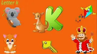 INTRODUCTION TO LETTER K|| MY ALPHABET BOOK || MY K BOOK