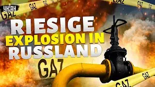 Riesige Explosion in Russland. Ein virales Video zeigt eine brennende Gasleitung