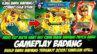 BADANG BUILD BARU + CARA MAIN BADANG META TERBARU❗BUILD BADANG TERSAKIT❗GAMEPLAY BADANG TOP GLOBAL