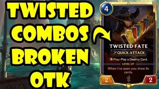 TWISTED FATE COMBOS NEVER END? | Twisted Fate Deck | Lee Sin Deck | Legends of Runeterra Guide