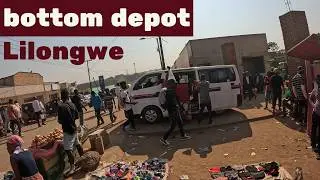 Bottom Minibus Depot - Lilongwe City Walking Tour [4K POV ASMR]