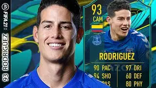 &iexcl;MUCHO M&Aacute;S QUE UTILIZABLE!🤩 93 JAMES RODRIGUEZ FIFA 21 PLAYER REVIEW MOMENTS SBC| ULTIMATE TEAM