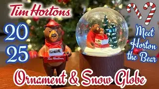 НОВИНКА 2025 года от Tim Hortons: рождественский медвежонок Хортон и снежный шар &mdash; тест-драйв