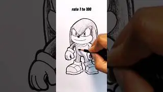 rate 1 to 100 my drawing #shorts #drawing #sonic #shadow #art #sonicthehedgehog