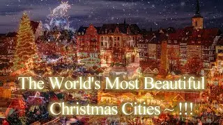 The World's Most Beautiful Christmas Cities ~ !!! #christmas #travel #newyork #london #vienna #tokyo