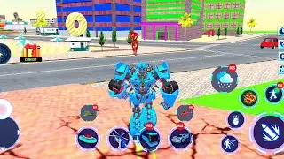 🔥 Flying Robot Transformation Game 🚗✈️🤖 | Superhero Robot City Battle Gameplay 2026 | Android