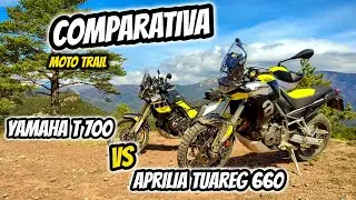 Comparativa Yamaha T7 ⚖ Aprilia Tuareg 660 - Prueba Moto Trail
