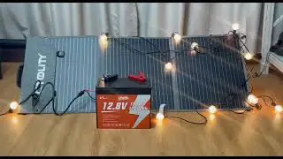 Блогерский комплект CTOLITY CT100 + SP100Надёжная комбинация батареи Life PO4 и солнечной зарядки.