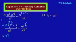 Simplifying exponential or Indices expressions_Part 3_by Will EduTech