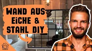 Holzständerwand bauen DIY Anleitung (mit Stahltür & -fenster, Strom & Wasser)