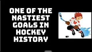 One of the NASTIEST goals in hockey EVERY ! #hockeygoals #greatgoals  (originally credited to #espn)