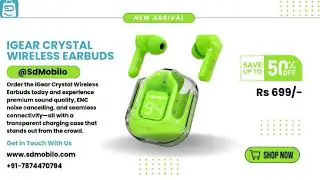 Buy iGear Crystal Wireless Earbuds at SdMobilo